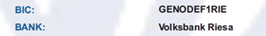 Beispielbild BIC und Bank