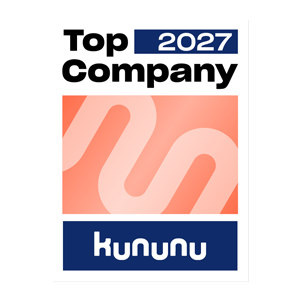 Auf dem Bild ist das Top Company 2027 Siegel von Kununu