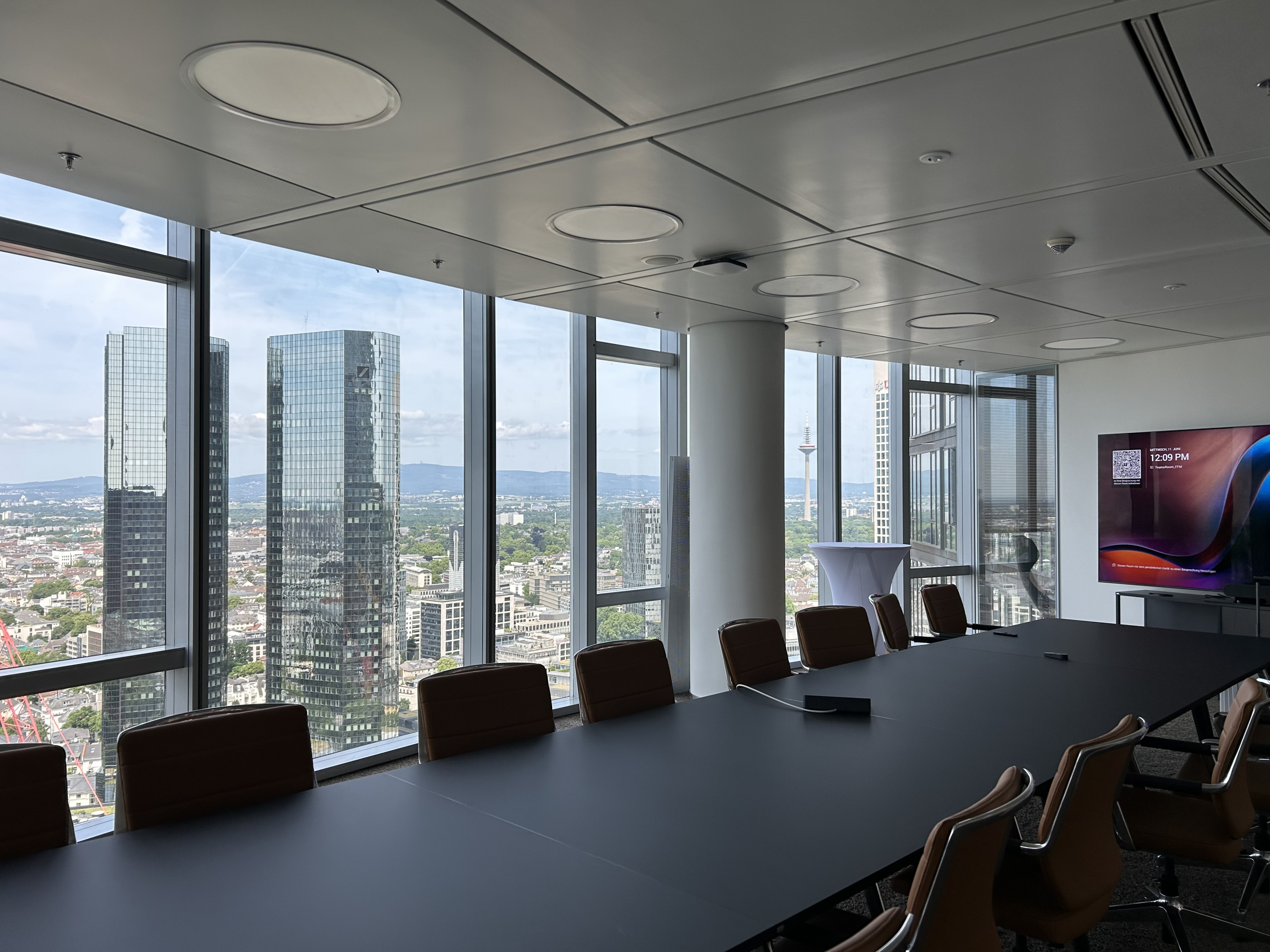 Konferenzraum des neuen DONNER & REUSCHEL-Standortes in Frankfurt am Main