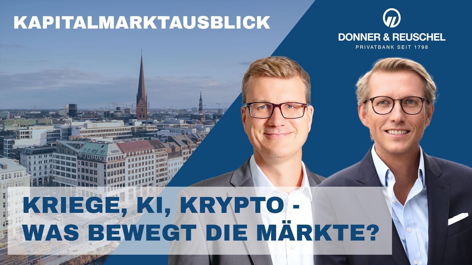 Auf dem Thumbnail sieht man Carsten Mumm und Christoph Hummel mit einem Bild vom Ballindamm im Hintergrund